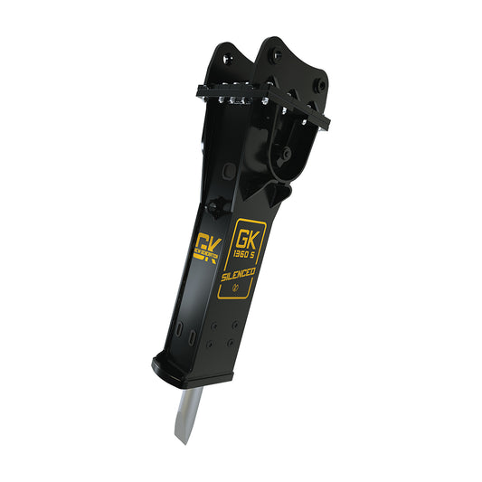 Italdem GK 1360 NG hydraulic breaker on a white background