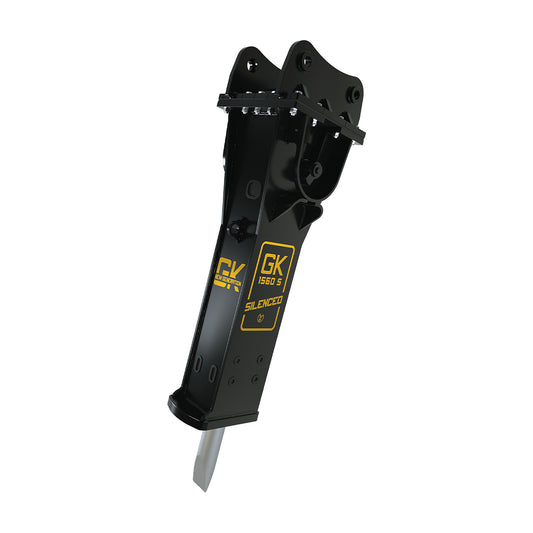 Italdem GK 1560 NG hydraulic breaker on a white background