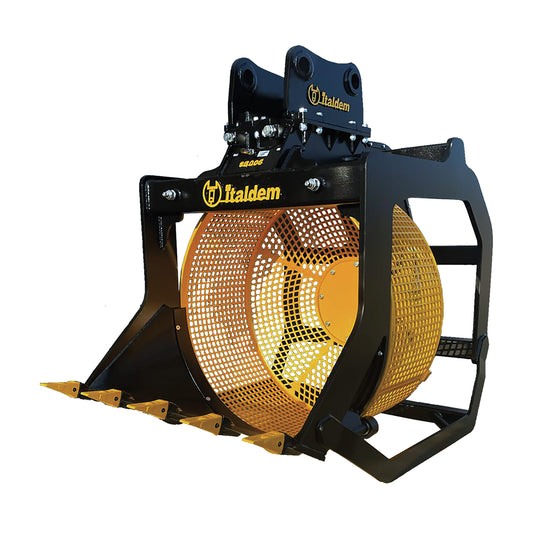 Italdem GV 800 screening bucket on a white background