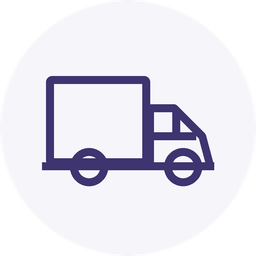 Clean truck icon — 4–10 day delivery